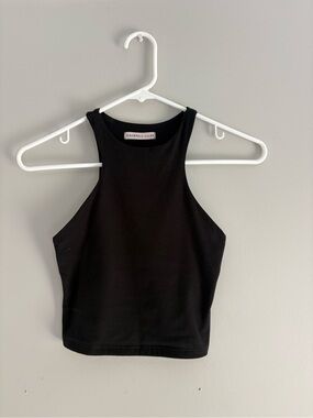 Sincerely Jules High Neck Cropped Tank Top
